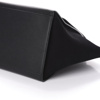 Celine Drummed Calfskin Suede Medium Trapeze Black 10 of 10