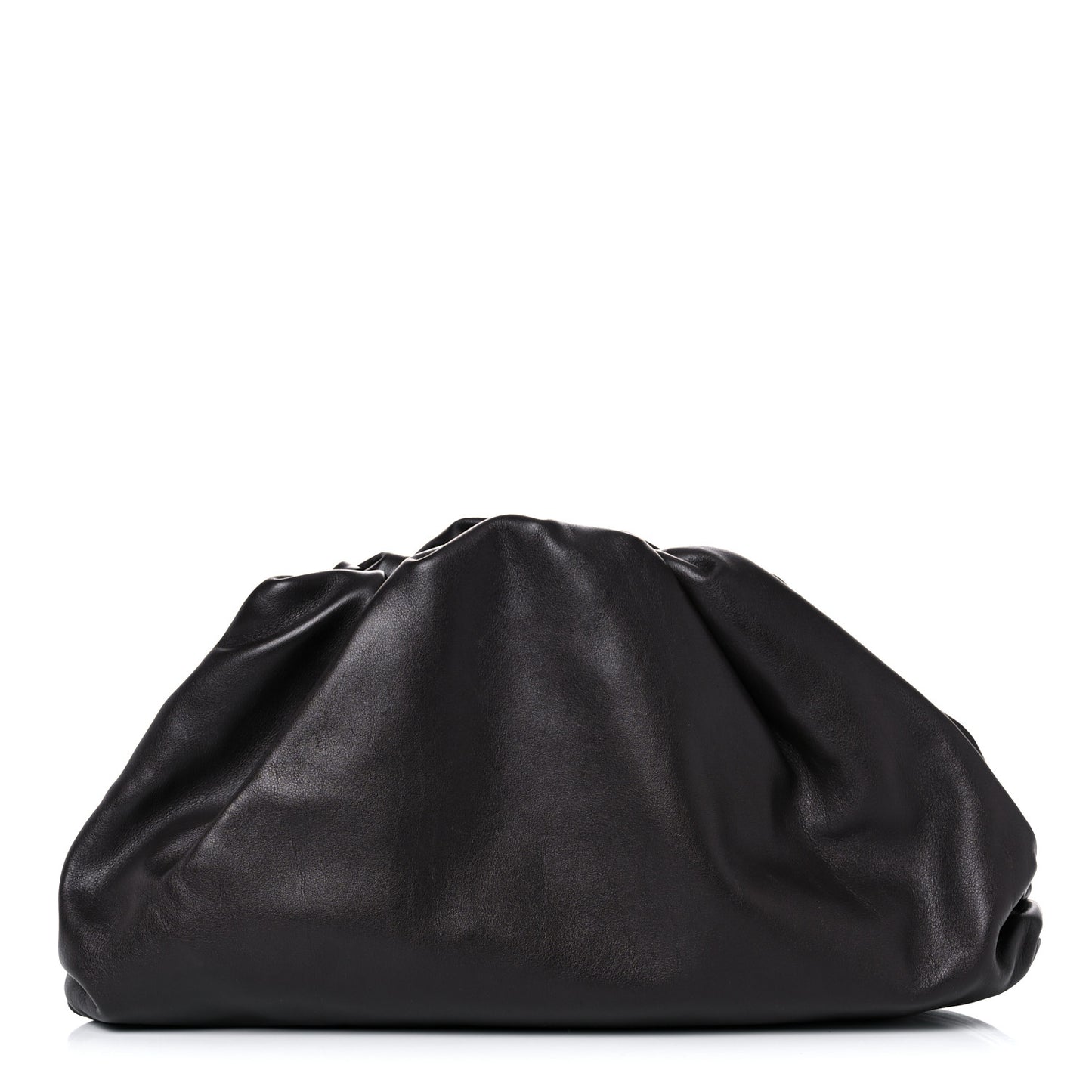 Smooth Butter Calf The Pouch Oversized Clutch Fondant