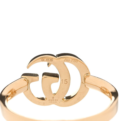 Gucci 18K Yellow Gold Running GG Ring 54 7 4 of 6
