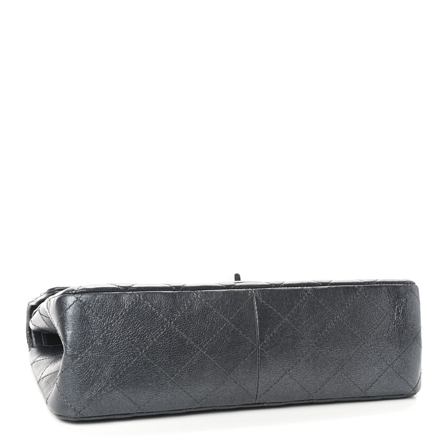 Metallic Calfskin Quilted 2.55 Reissue 227 Flap Charcoal