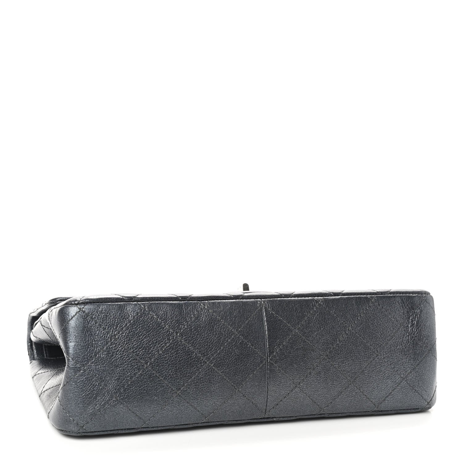Chanel Metallic Calfskin Quilted 2.55 Reissue 227 Flap Charcoal 4 of 9