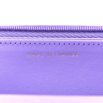 Chanel Caviar Quilted Wallet On Chain WOC Purple 7 of 12