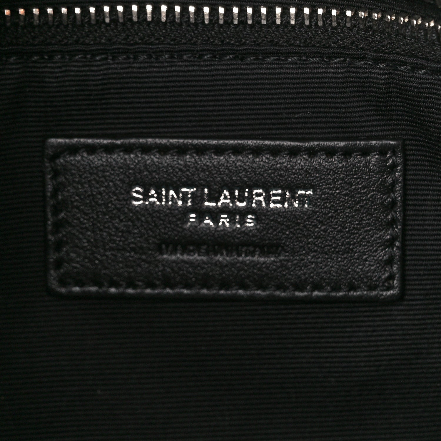 Saint Laurent Lambskin Quilted Small Loulou Puffer Monogram Chain Satchel Black 7 of 11