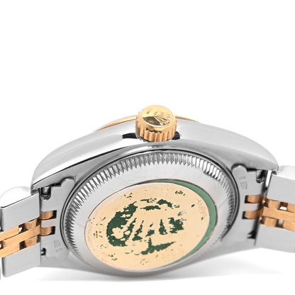 Rolex Stainless Steel 18K Yellow Gold 26mm Oyster Perpetual Datejust Watch Champagne Roman 69173 4 of 5