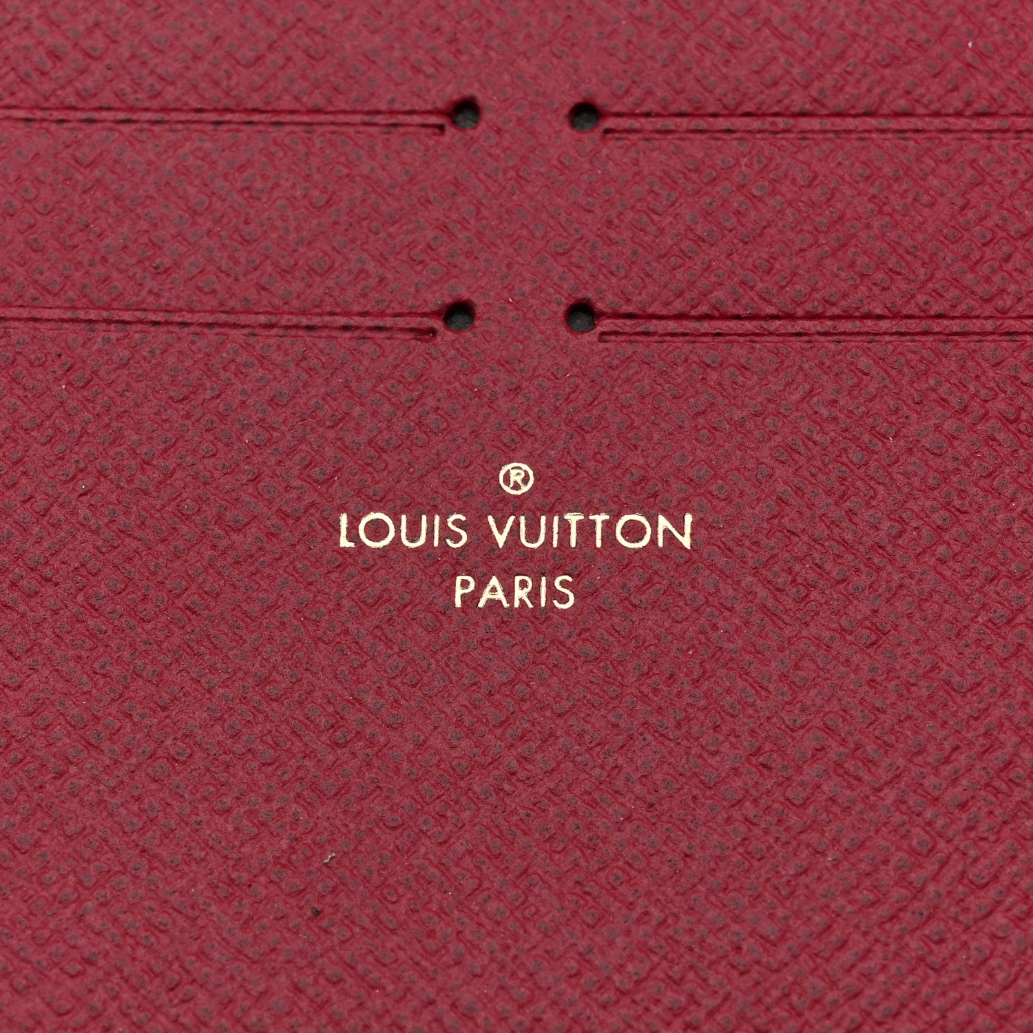Louis Vuitton Calfskin Pochette Felicie Card Holder Insert Fuchsia 6 of 6