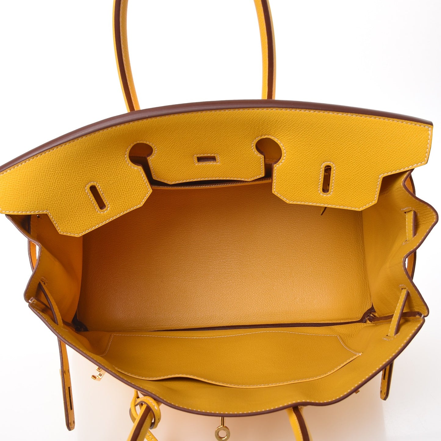 Epsom Horseshoe Birkin 35 Jaune