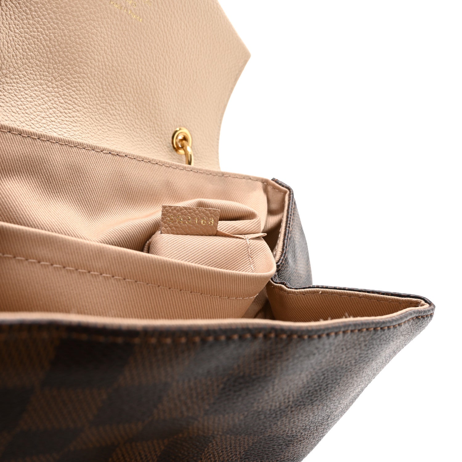 Louis Vuitton Damier Ebene Clapton Backpack Creme 6 of 9