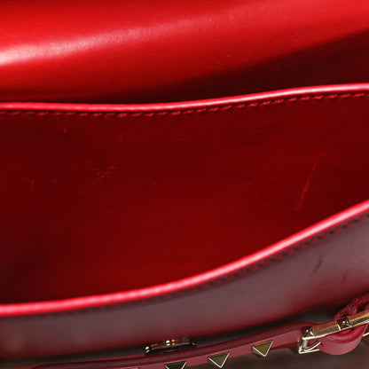 Valentino Garavani Calfskin Rockstud Flap Shoulder Bag Rosso Valentino 11 of 11