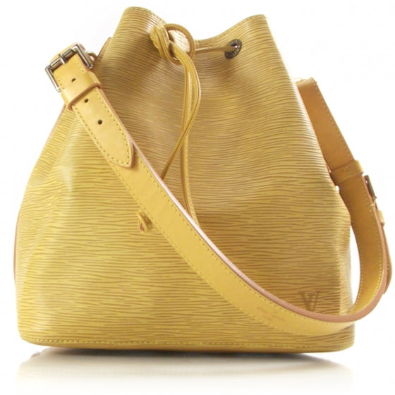 Louis Vuitton Epi Petit Noe Yellow 1 of 9