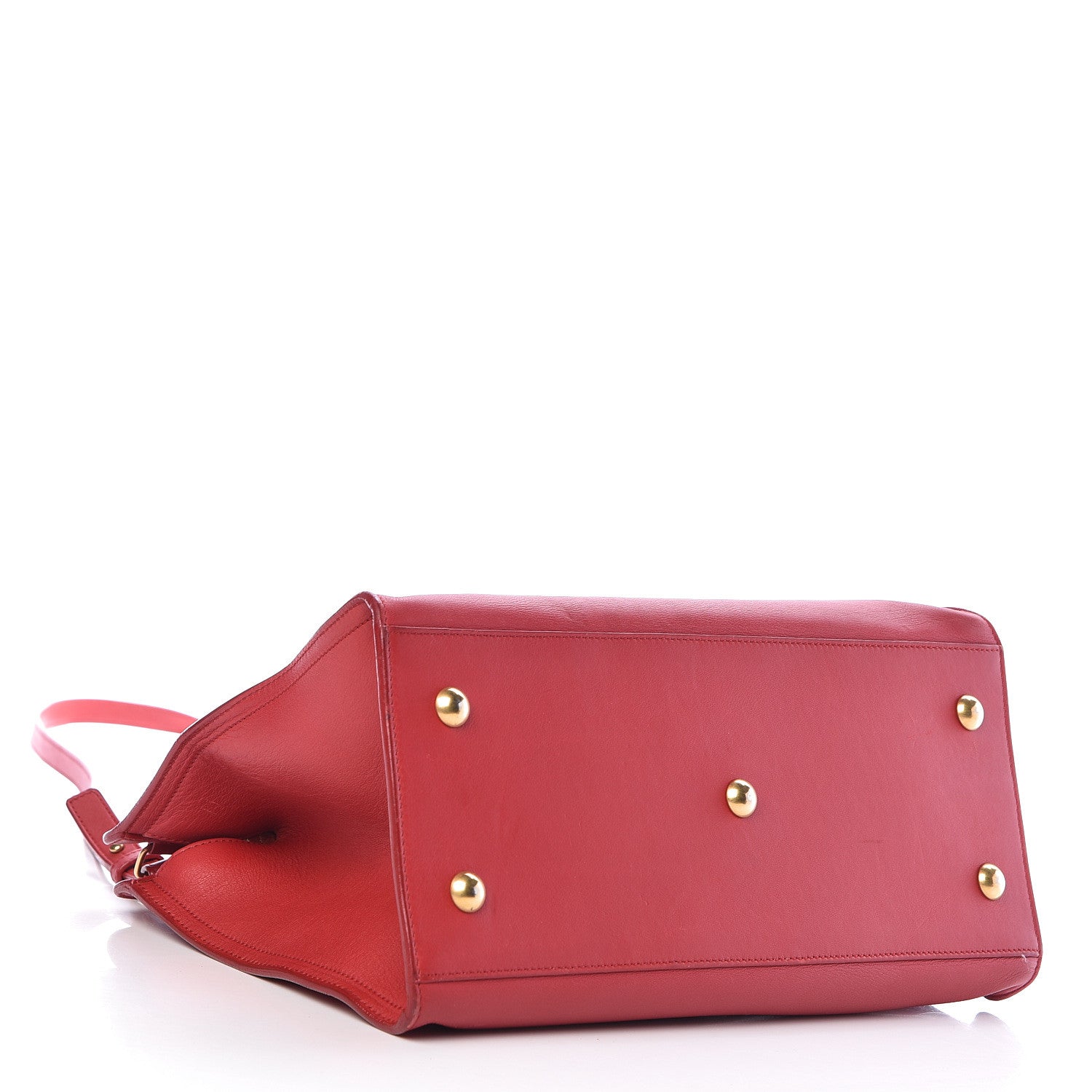 Saint Laurent Calfskin Small Classic Y Cabas Rouge Orient 4 of 13