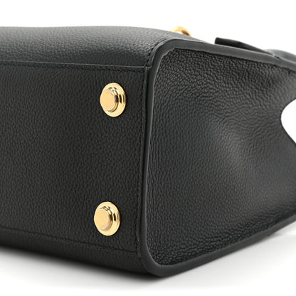Louis Vuitton Calfskin City Steamer Mini Black 7 of 9