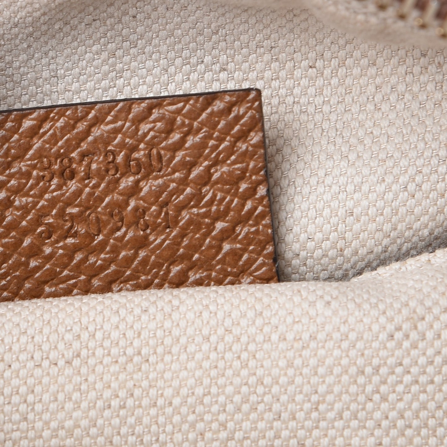 Monogram Mini Bree Messenger Bag Beige Tabacco