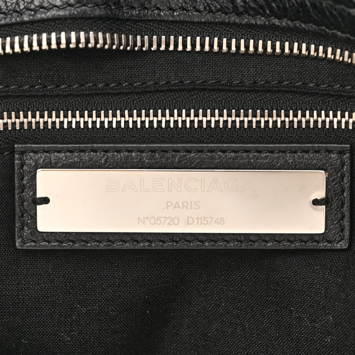 Agneau Classic Silver Hardware City Black