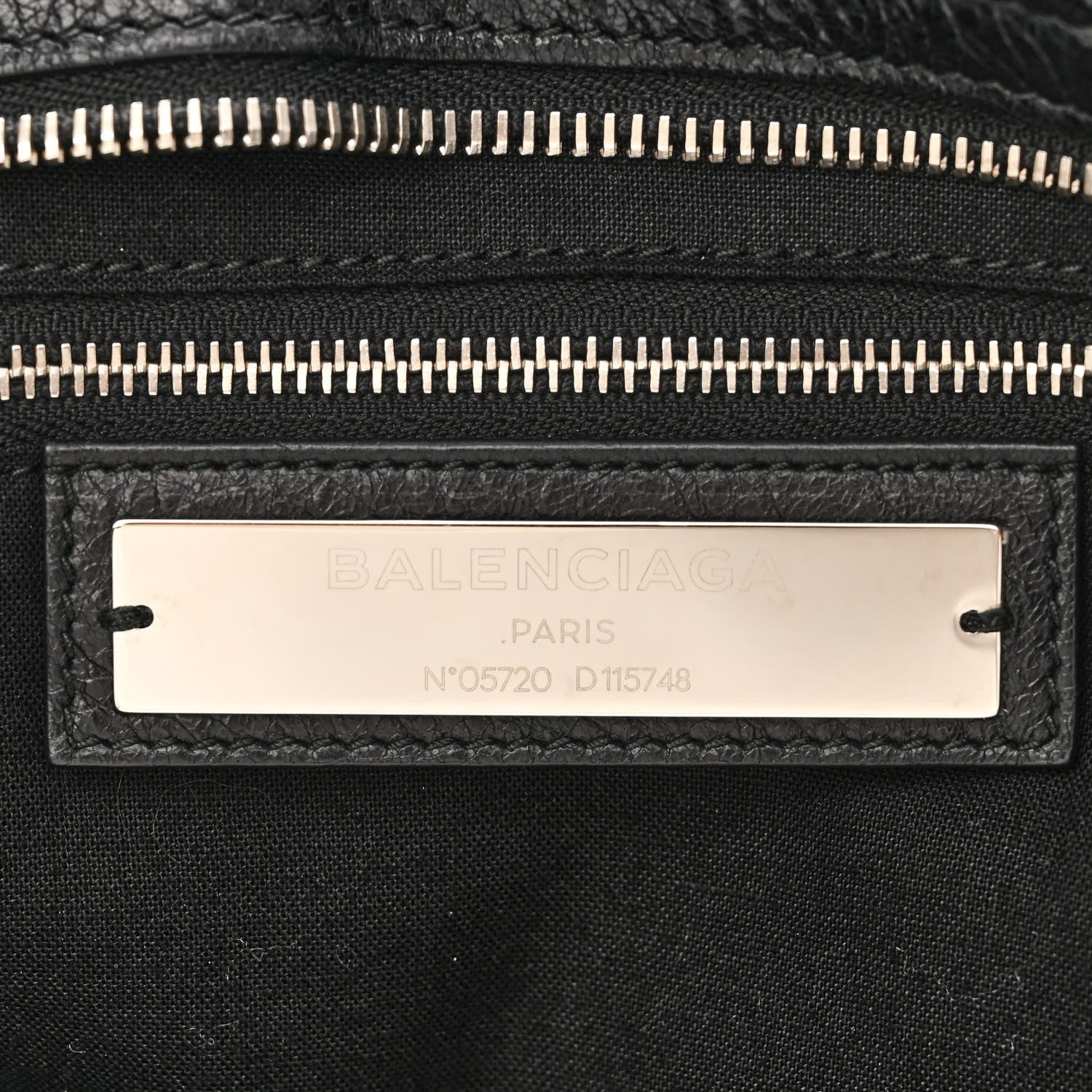 Balenciaga Agneau Classic Silver Hardware City Black 7 of 11