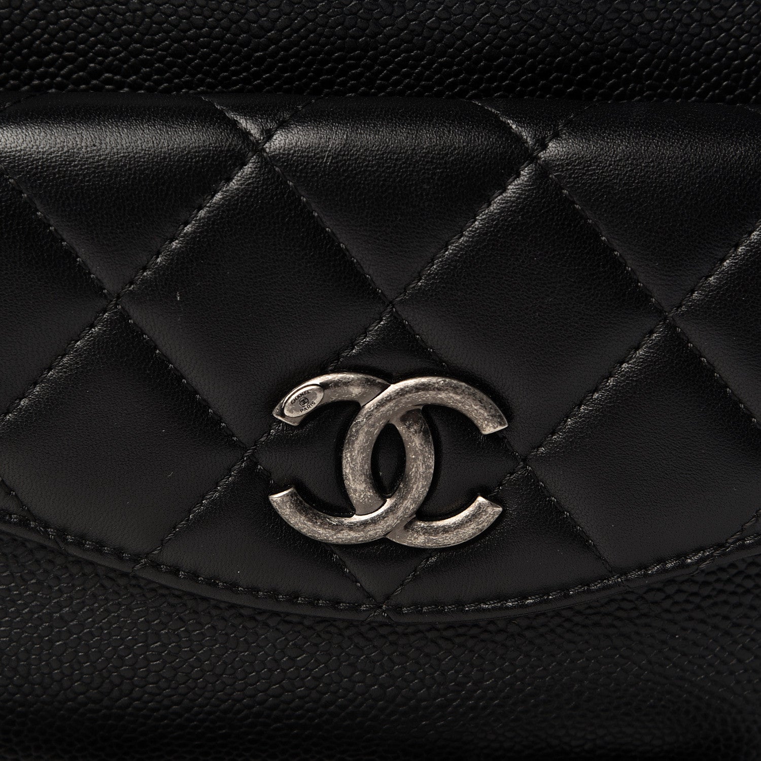 Chanel Caviar Lambskin Quilted Small Coco Break Camera Case Black 9 of 12