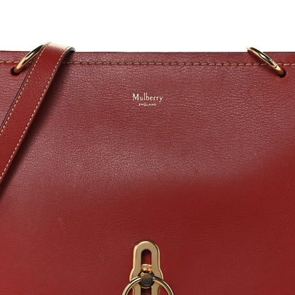 Mulberry Silky Calfskin Amberley Satchel Rust 9 of 11