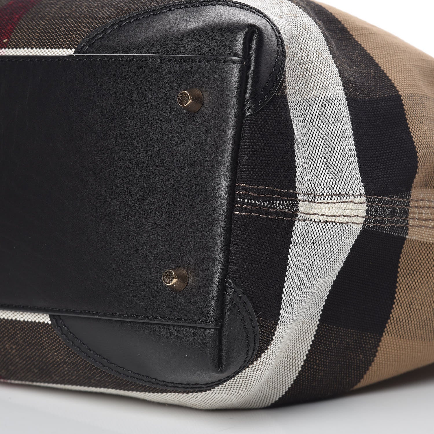 Burberry Canvas Mega Check Medium Maidstone Black 10 of 10