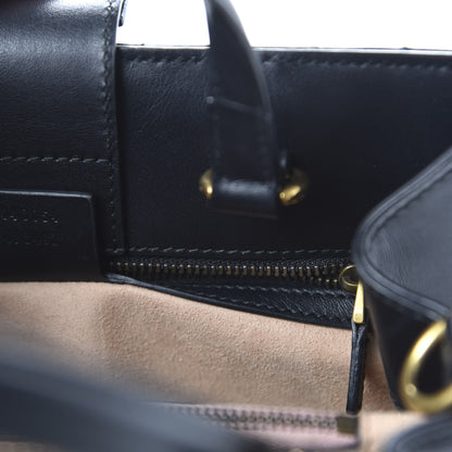 Gucci Calfskin Matelasse Small GG Marmont Tote Black 10 of 11