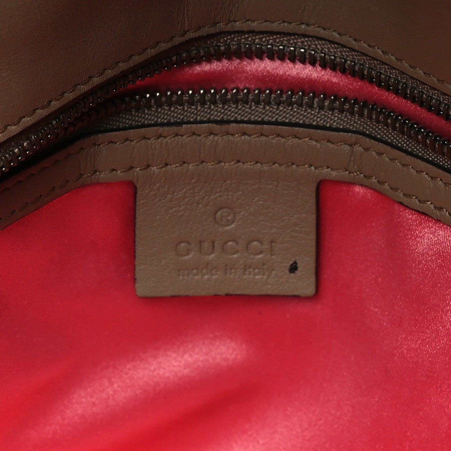 Velvet Matelasse Medium GG Marmont Shoulder Bag Taupe