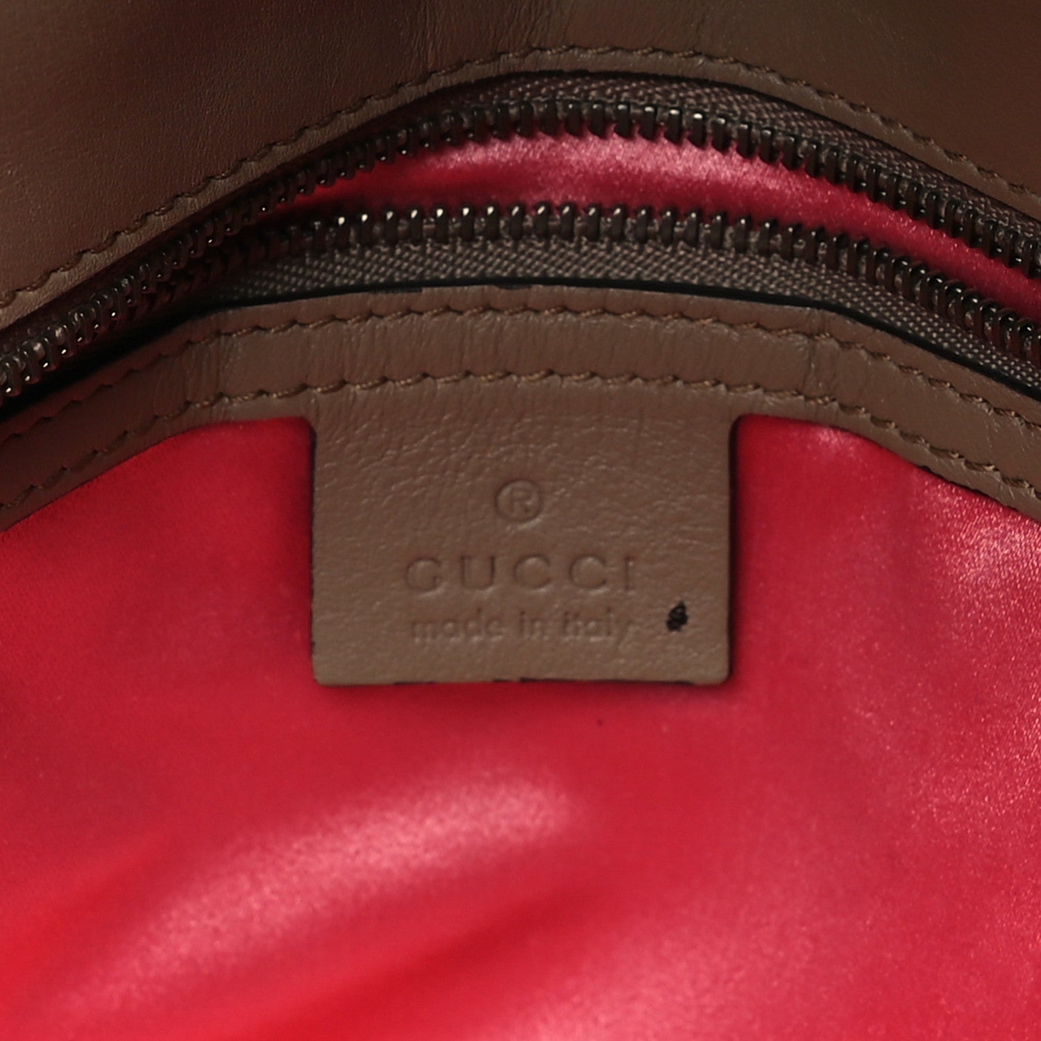 Gucci Velvet Matelasse Medium GG Marmont Shoulder Bag Taupe 6 of 10