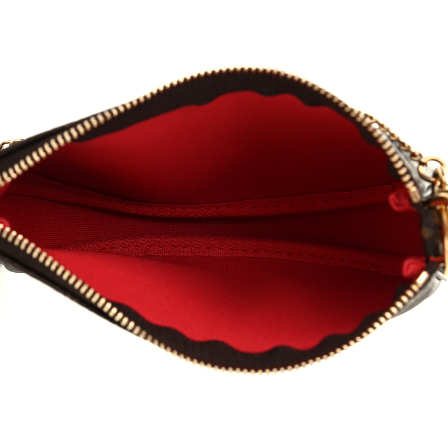 Monogram 2021 Christmas Animation London Mini Pochette Accessories Red