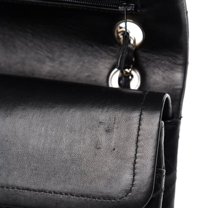 Chanel Lambskin Quilted Medium Double Flap Black 9 of 12