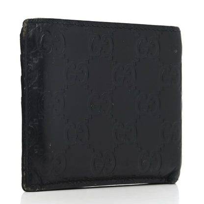 Gucci Guccissima Avel Bi-Fold Wallet Black 2 of 4