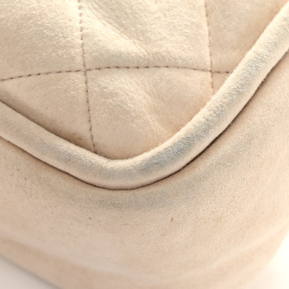 Chanel Shearling Quilted Mademoiselle Tote Beige 11 of 11