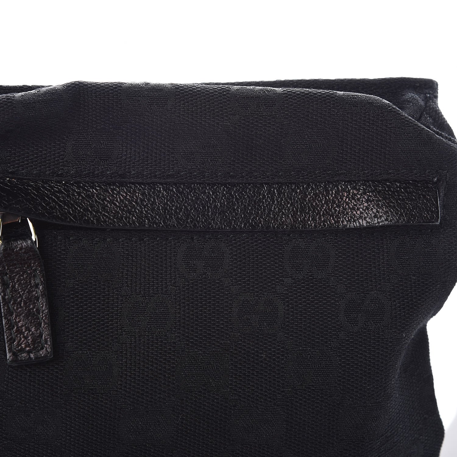 Gucci GG Monogram Double Pocket Belt Bag Black 9 of 12