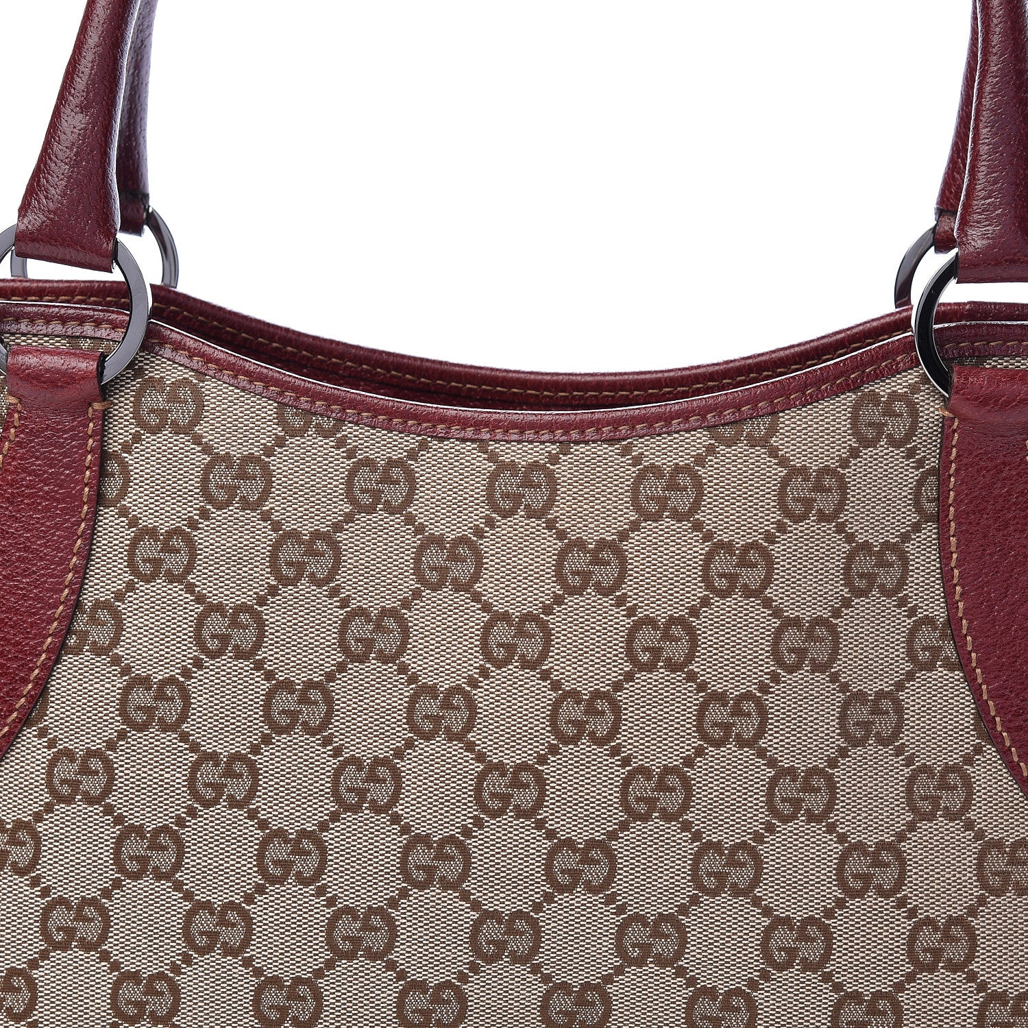 Gucci Monogram Shoulder Bag Red 10 of 10