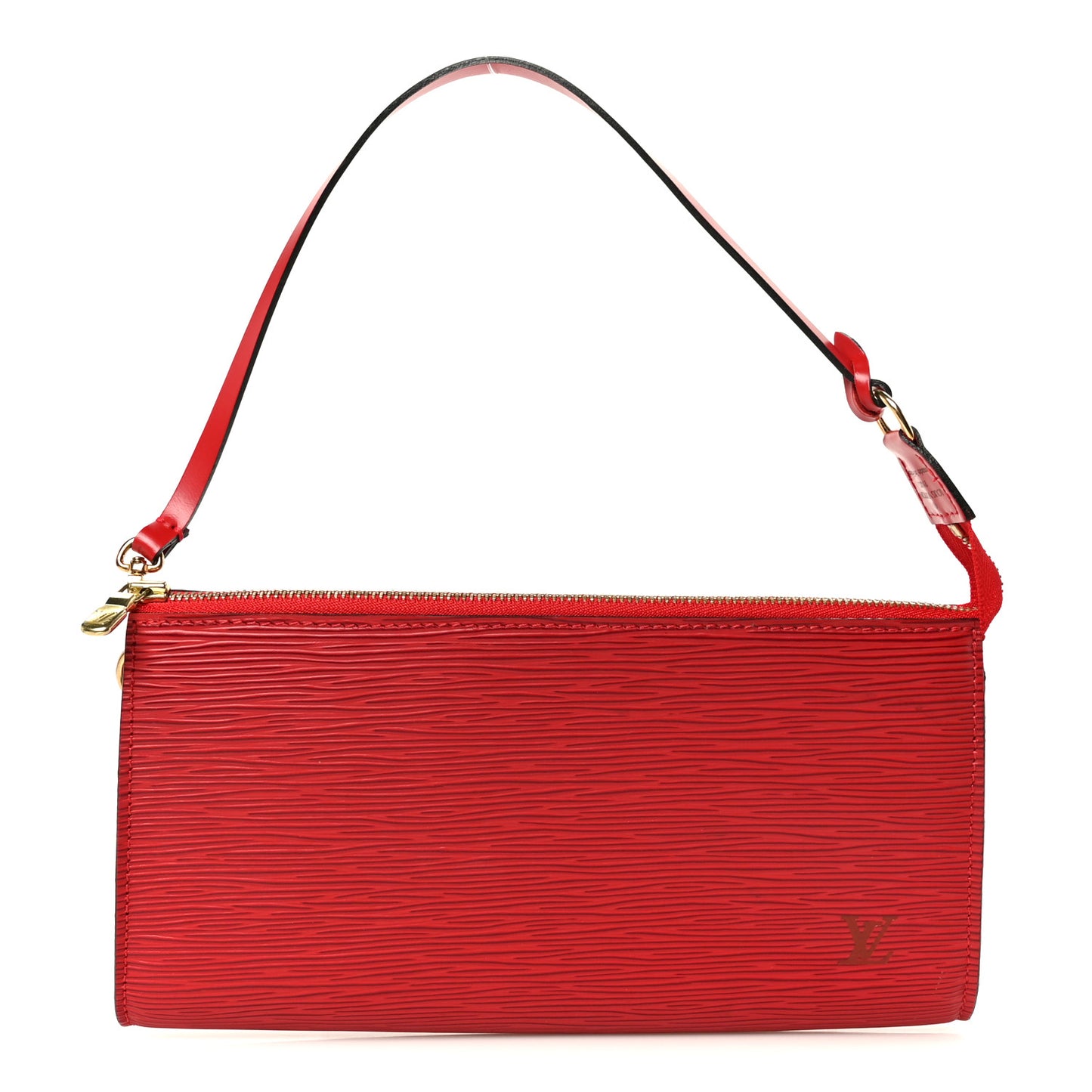 Epi Pochette Accessories 24 Castillan Red