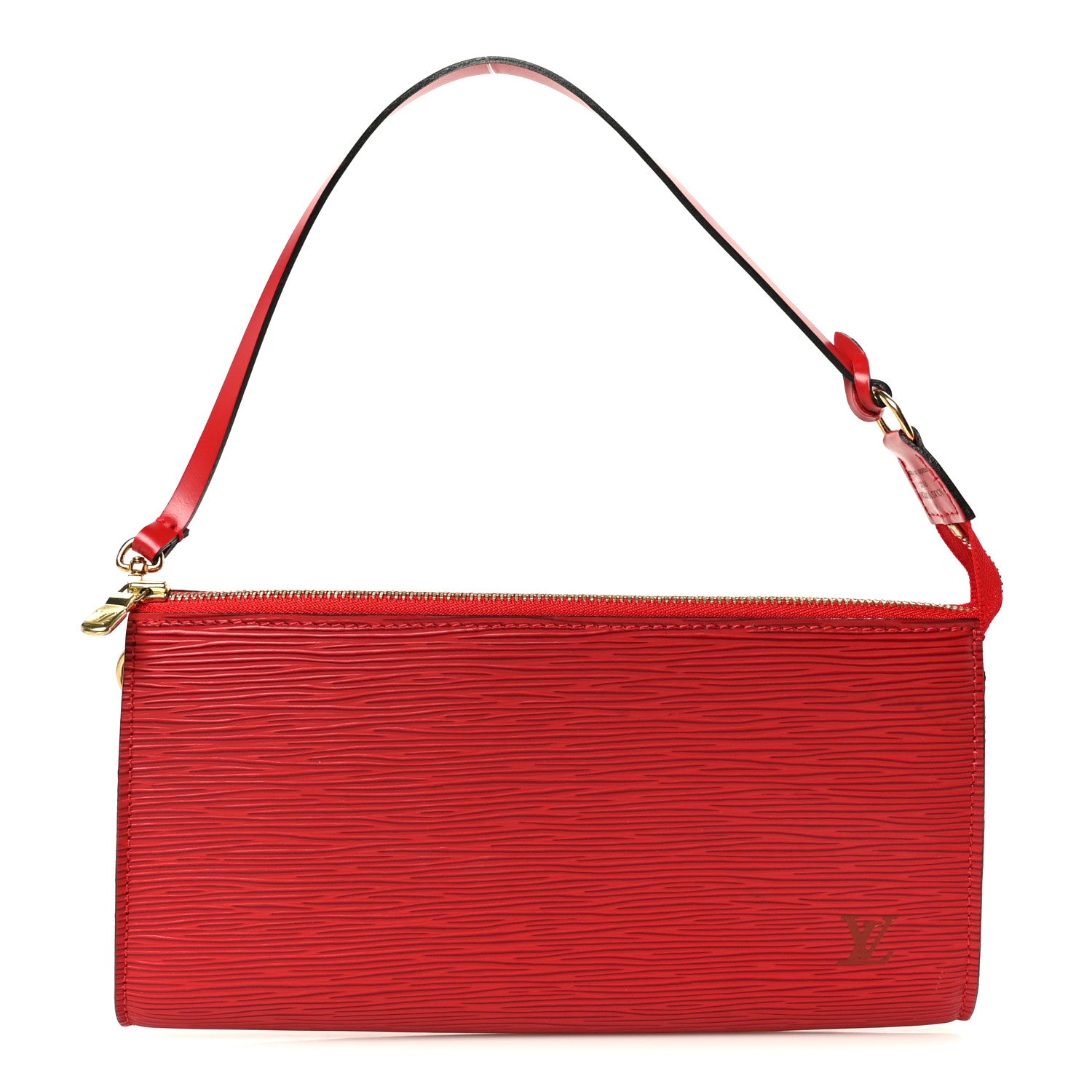 Louis Vuitton Epi Pochette Accessories 24 Castillan Red 1 of 10