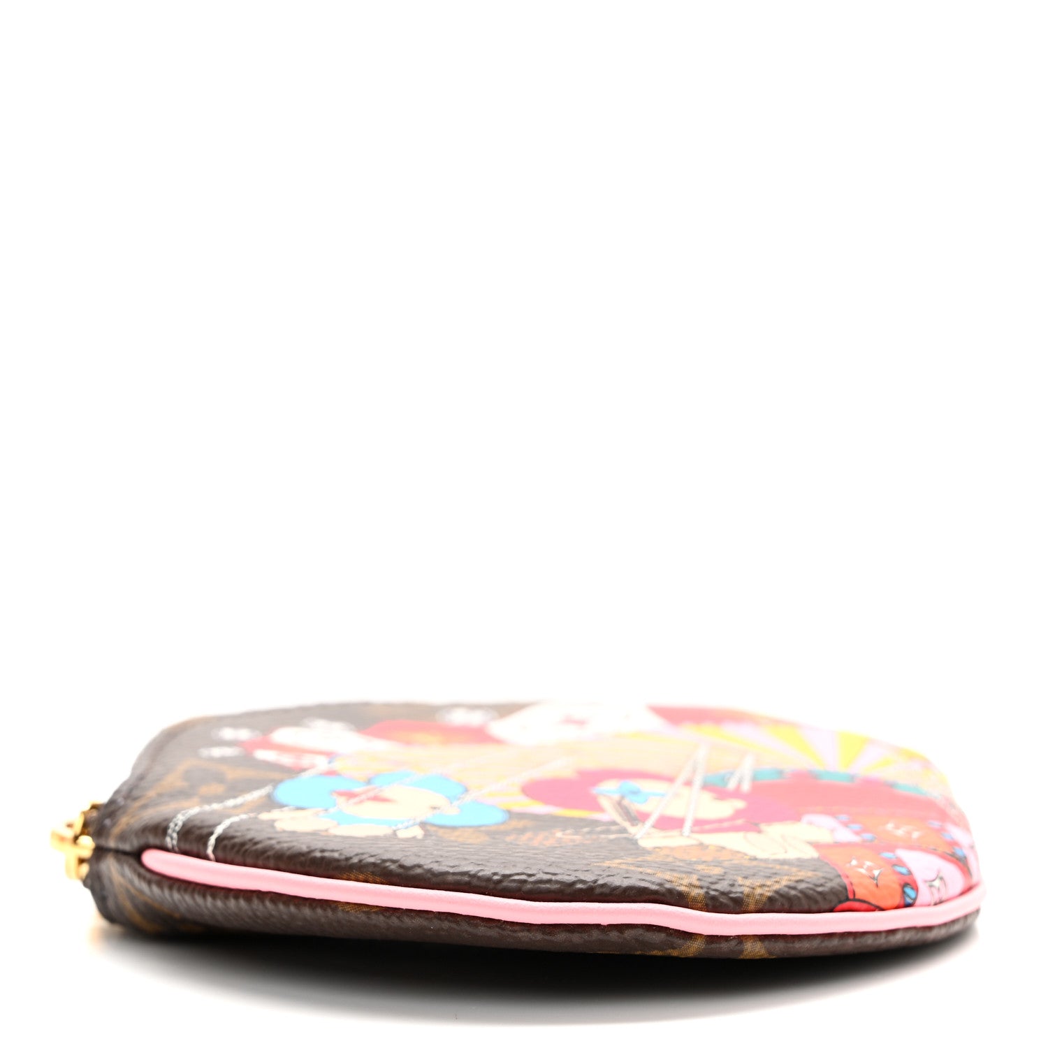 Louis Vuitton Monogram 2020 Christmas Animation Swing Ride Round Coin Purse Pink Poppy 4 of 8