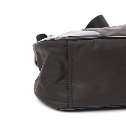 Prada Tessuto Nylon Calfskin Hobo Moro 6 of 9