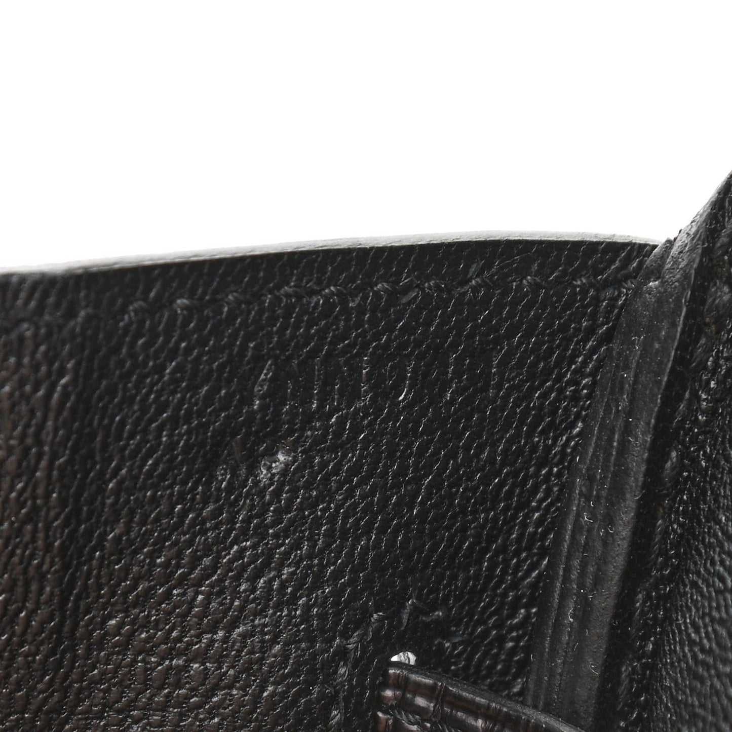 Togo Matte Alligator Birkin Touch 30 Black