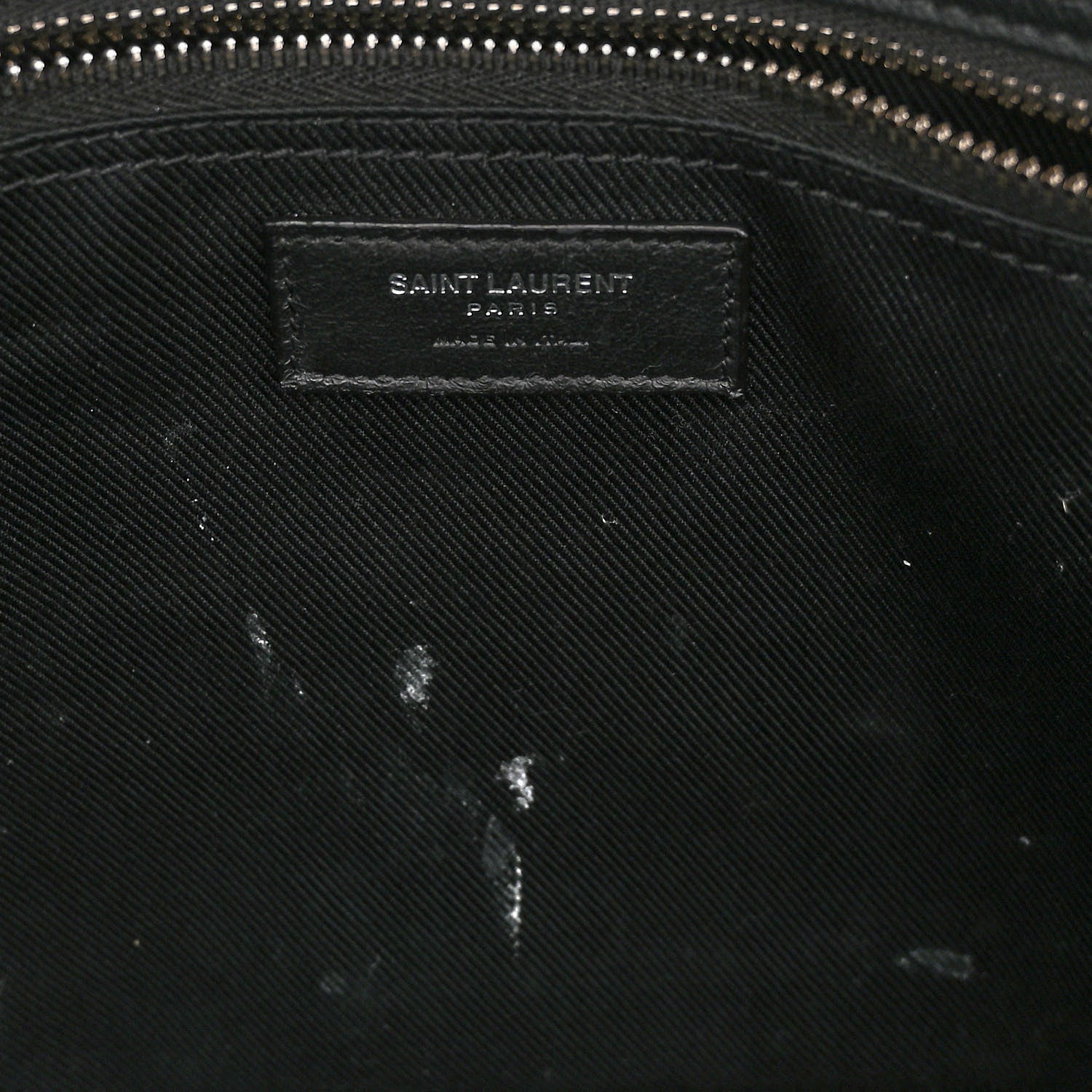 Saint Laurent Smooth Calfskin Rive Gauche Small Tote Black 10 of 10