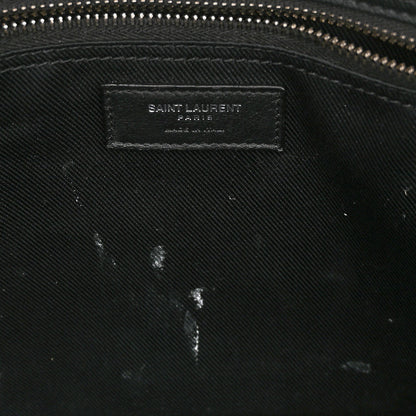 Saint Laurent Smooth Calfskin Rive Gauche Small Tote Black 10 of 10