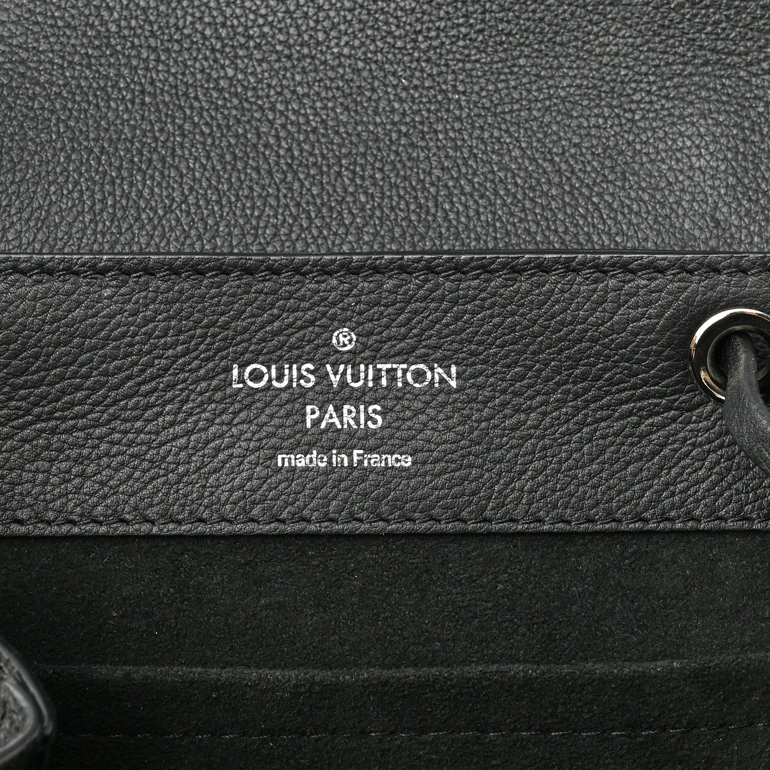 Louis Vuitton Calfskin Lockme Backpack Black 5 of 10