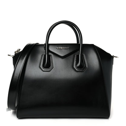 Givenchy Shiny Lord Calfskin Medium Antigona Black 1 of 10