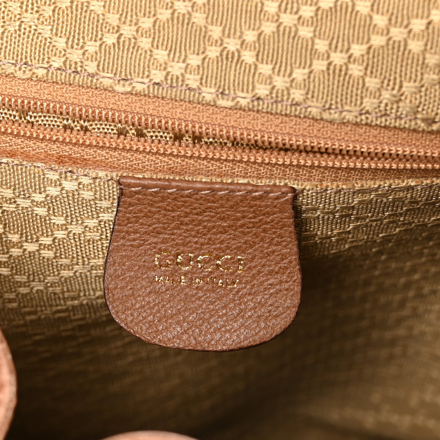 Suede Bamboo Backpack Beige