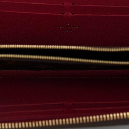 Louis Vuitton Monogram Clemence Wallet Fuchsia 5 of 8