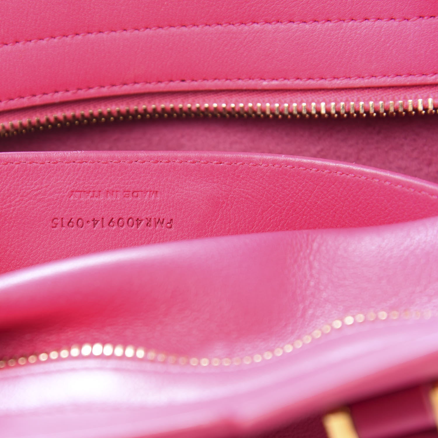 Saint Laurent Calfskin Monogram Baby Cabas Fuchsia 7 of 12