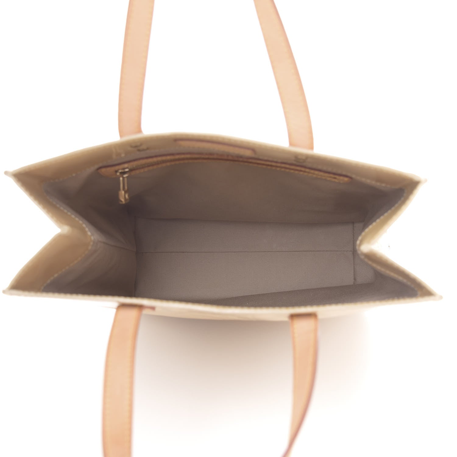 Louis Vuitton Vernis Reade MM Beige 5 of 13