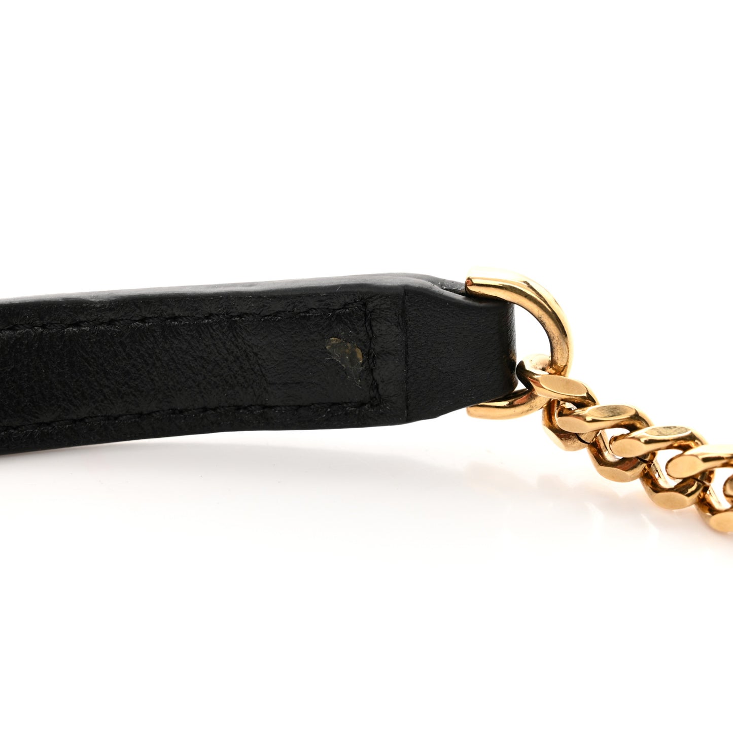 Nappa Quilted Medusa Shoulder Bag Black