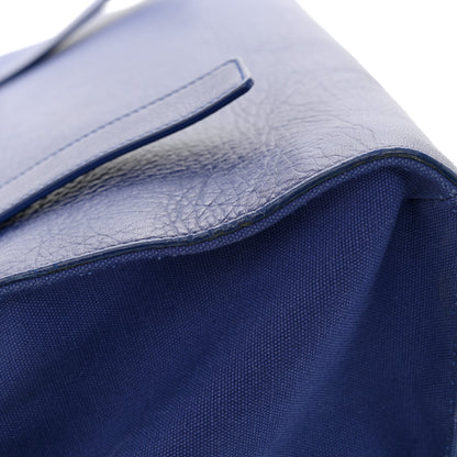 Saint Laurent Calfskin Canvas Medium Muse Two Blue 11 of 13
