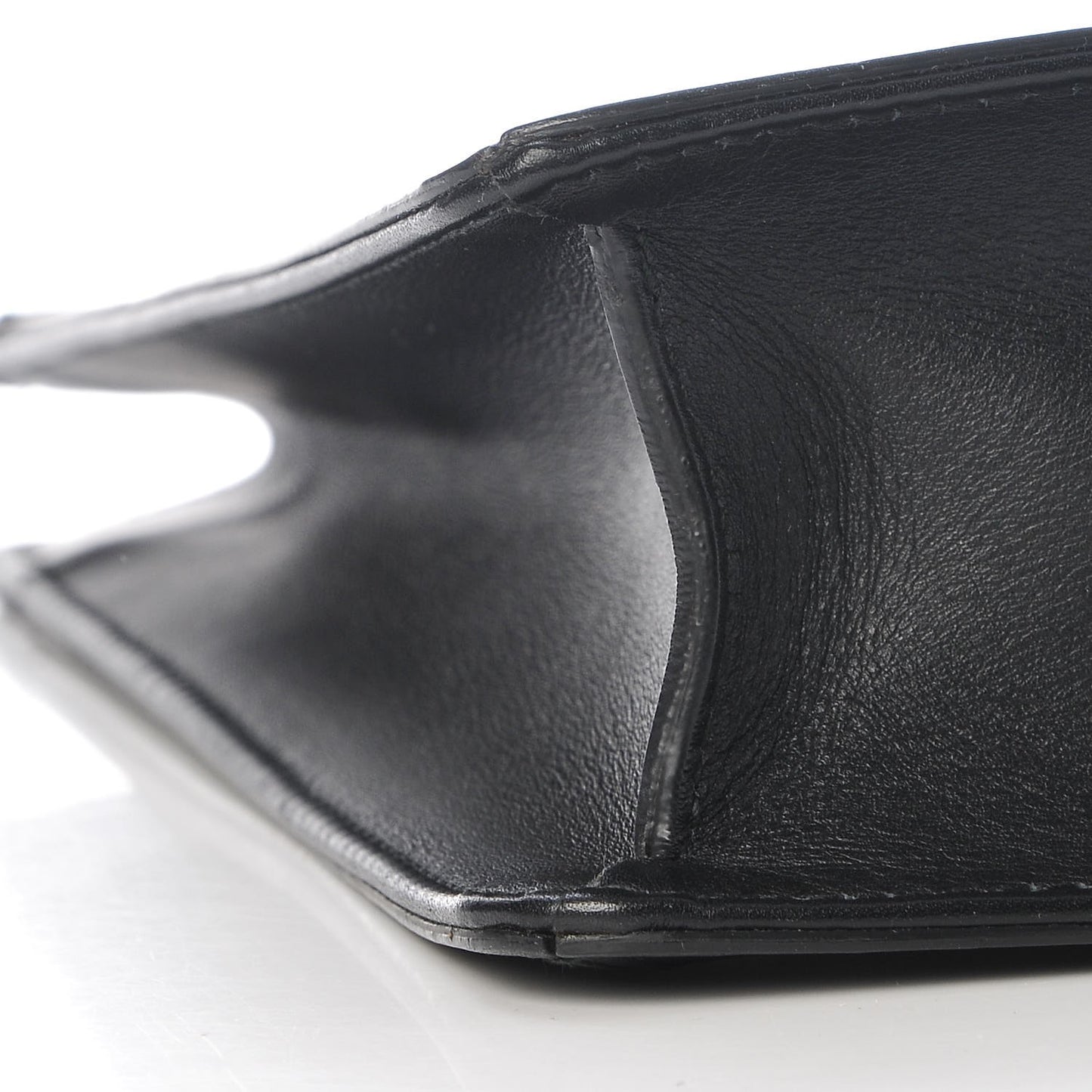 Cotton Canvas Ligne Pouch Black
