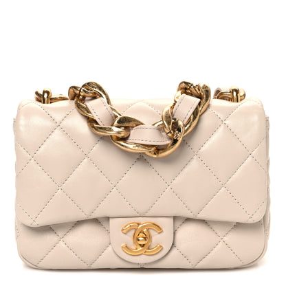 Chanel Lambskin Quilted Small CC Funky Town Flap Beige 1 of 10