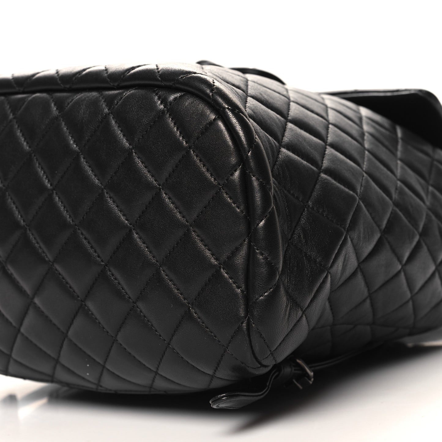 Lambskin Quilted Large Urban Spirit Backpack Black