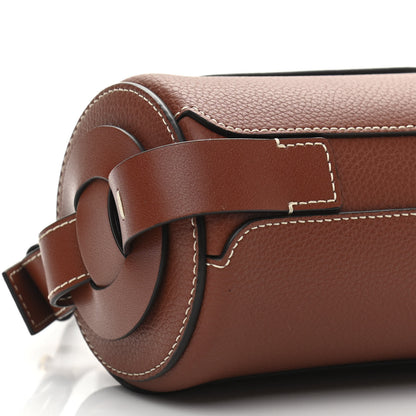 Chloe Small Grain Smooth Calfskin Mini Darryl Crossbody Sepia Brown 9 of 10