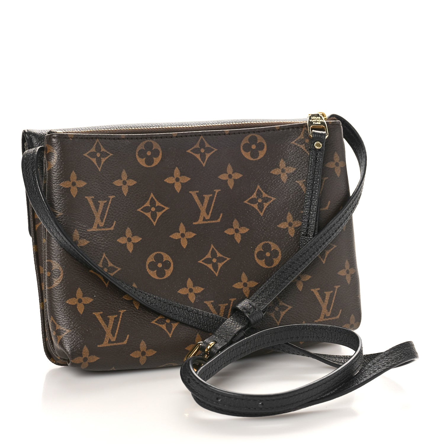 Louis Vuitton Monogram Twice Pochette Black 3 of 9